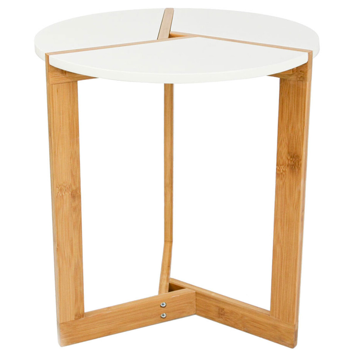 Nordic Style Beistelltisch 40x45cm Holz Tisch Rund...