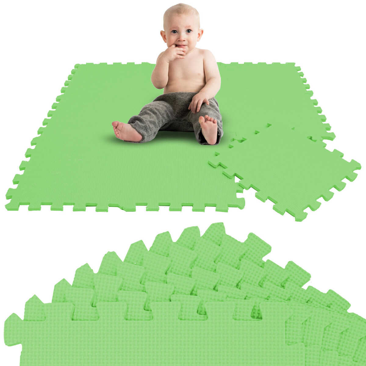 9 Teile Baby Kinder Puzzlematte ab Null - 30x30...